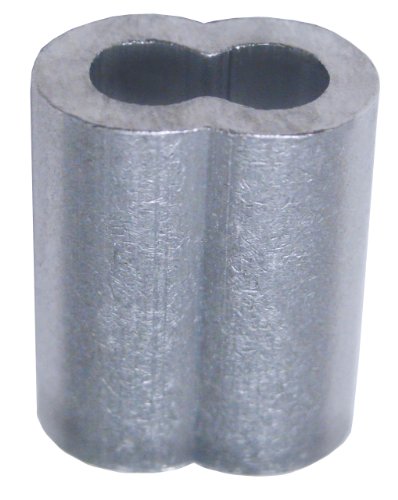 Loos Cableware SL1-8 Aluminum Duplex Oval Crimping Sleeve Set for 1/4