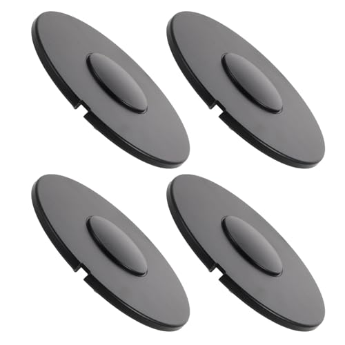Cache-moyeux de roue noir mat contre la rouille des centres de jante