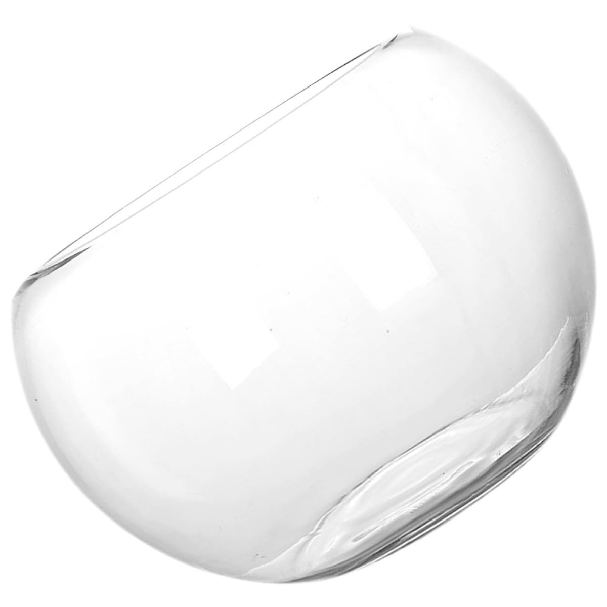 Aquarium transparent en verre rond idée cadeau originale pour une fête