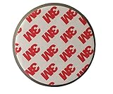Rauchmelder Magnethalter - 1er Set - Selbstklebend für alle gängigen Rauchmelder - 3M Klebepads mit Magnethalterung zur einfachen Befestigung ohne Bohren und Schrauben