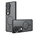 Produktbild JNERBUYI Hülle für Vivo V40 5G/Vivo V40 Pro 5G, Magnetische Handyhülle, unterstützt Autohalterung und Kabelloses Laden, Anti-Fingerabdruck Matte Hülle.