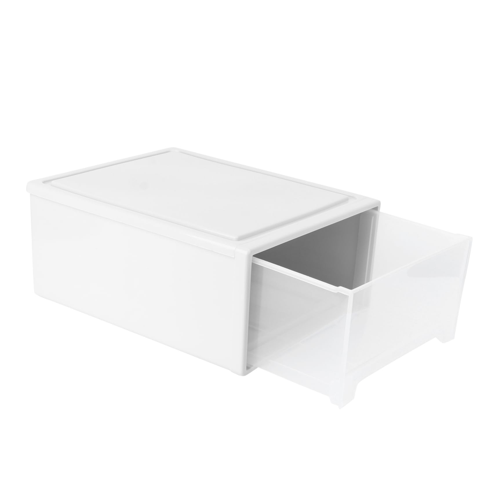 Mini pudełko do przechowywania upominków dla fanów szuflady na ubrania i buty szare plastikowe etui do przechowywania z pojemnikami do układania w stos i koszem do przechowywania sprzętu