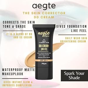 Aegte Organics Skin Corrector DD Cream (BB+CC) Broad Spectrum SPF 25++ Long Lasting Coverage Lightweight & Hydrating (Light) 3 41Ytu2IDYvL. SL500 . SS300