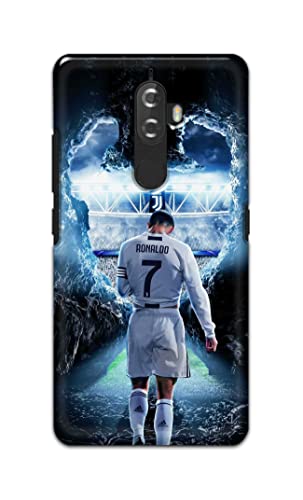 Image of Printed Hard Back Cover Case for Lenovo K8+ Plus Back Cover (Footbal Legend) -1302
