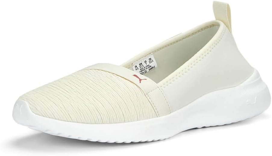 Amazon | PUMA レディース Adelina, Puma White-Matte Silver