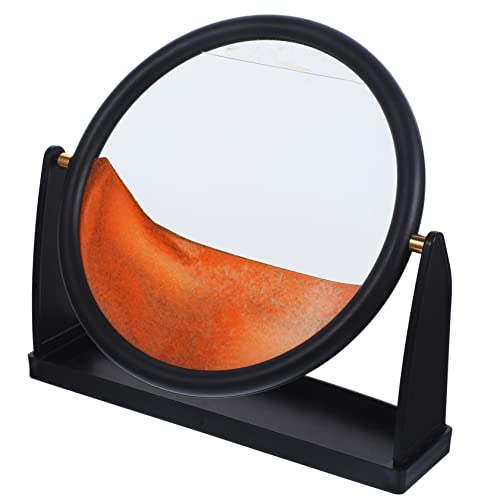 Gogogmee Quicksand Painting Ornament Sand Timer Pictures for Office Deep Sea Sand Art DIY Liquid Sand Painting Framed Pictures Tv Stand Decor Items Glass Decor Photo Frame 3D Will Move Abs