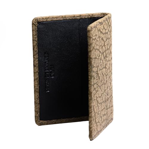 Image of Portlee Genuine Leather Bifold Slim Stylish Credit Debit ATM Card Holder Wallet for Men Women with Gift Box (Greenish Black)