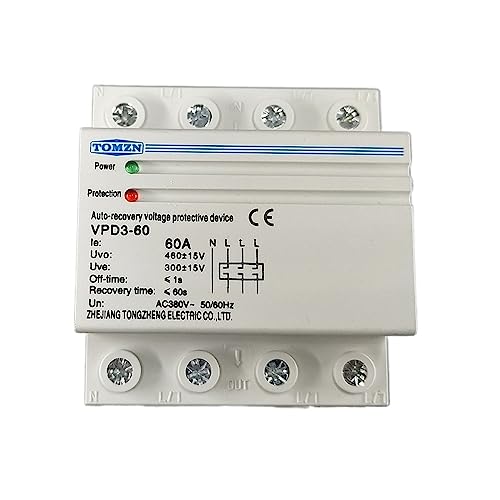 Relais de protection triphasé haute précision 60A 380V rail DIN quatre fils - 6