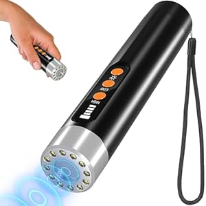 Frayo Anti Barking Device Dog Bark Deterrent Devices Ultrasonic Dog Barking Control Devices Rechargeable, Stop Barking Without Hurting Your Pet, Barks No More Dog Training Device Bark Deterrent