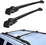 YITAMOTOR Roof Rack Cross Bars Compatible for 2007-2017 Jeep Patriot, Aluminum Cargo Carrier Rooftop Luggage Bike Crossbars with Side Rails