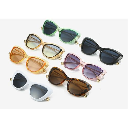 Cat Eyes Sunglasses Women Fashion Gradient Shades UV400 Men Sun Glasses Retro Punk Trending Female Eyewear 32354