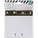 American Crafts Memorydex Address Book Cards W/Alpha Tabs 12/Pkg-