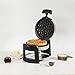 Cuisinart WAF-F30 Round Flip Belgian Waffle Maker, Black/Silver, 1 inch thick