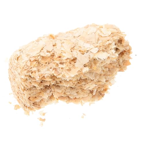 GANAZONO Litière pour Hamsters Copeaux De Bois Absorbants Odeurs Sciure Naturelle 500g Habitat Confortable Petits Animaux