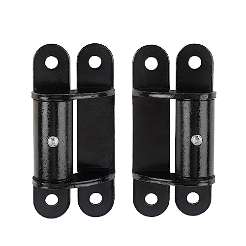 Image of Heavy Duty 7 inch Face Mount Bolt on Weld on Roller Bearing Gate Hinges for Large Heavy Driveway Gates Up to 1100 Pounds, 2062P Lubricable Iron Gate Hinge (1 Pair)