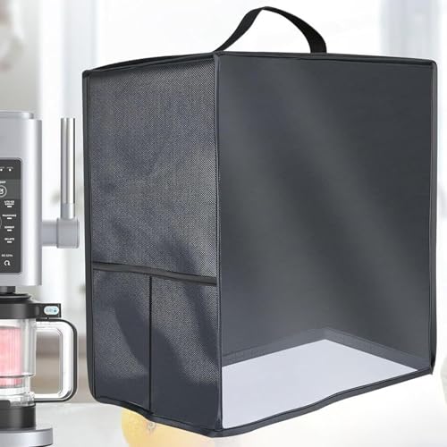 Funda para máquina de hielo con ventana transparente y protección térmica para cocina 4