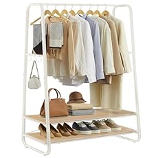 VASAGLE Perchero Burro, Perchero Recibidor con 2 E...