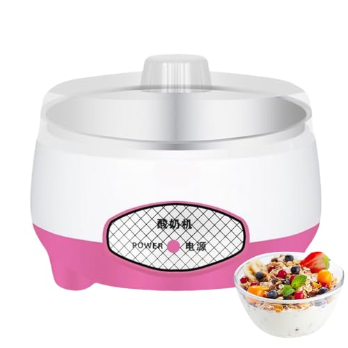 Yogurtiera con Controllo Temperatura - Regolazione Costante Temperatura - 1200ml Piccola Elettrica Multifunzione Basso Rumore per Latte e Ricette