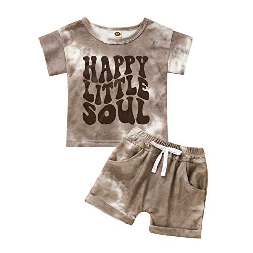 Image of Sinhoon Baby Boy Shorts Clothes Toddler Cooler Version of Dad Print Vest Tops Camouflage Pants Summer Outfit 2Pcs Set