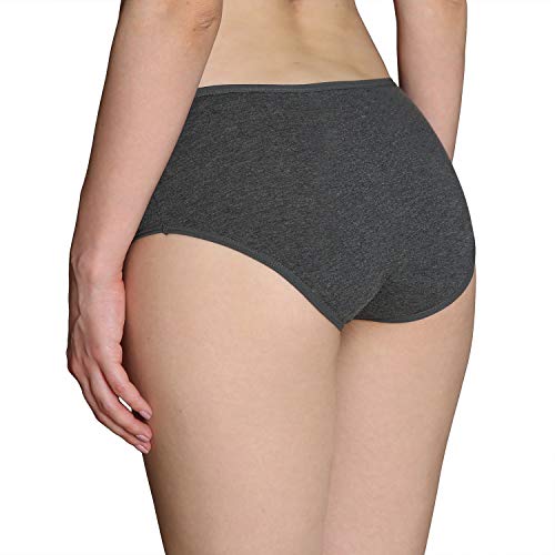 Image of INNERSY Womens Underwear Cotton Hipster Panties Regular & Plus Size 6-Pack