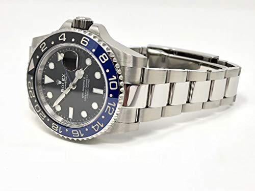 Rolex GMT Master II Black Dial Stainless Steel Mens Watch 116710 BLNR3