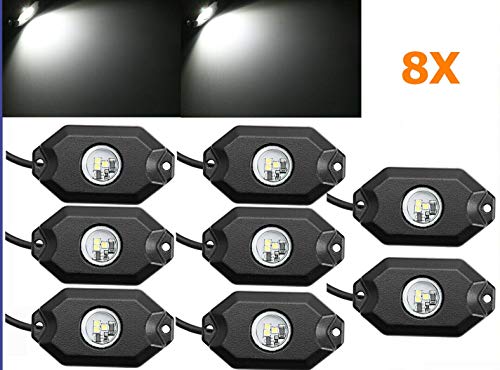 Kit 8 luces LED blancas resistentes para vehículo miniatura 2