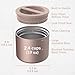 Bentgo Stainless Insulated Food Container - 2.4 Cups (19 oz), Triple-Layer Insulation, Vacuum Seal, Leak-Proof, Built-In Handle, Wide Opening, Premium Stainless Steel, for Cool/Warm Foods (Rose Gold)