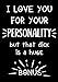 I love you for your personality - but that dick is a huge bonus: Journal, Funny valentine's day gift for him - lined notebook