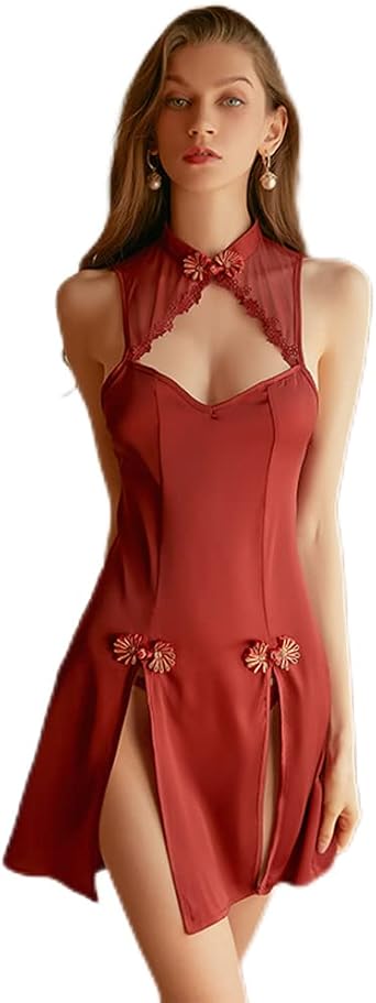 Chinese women sexy traditional lingerie anime cheongsam costumes