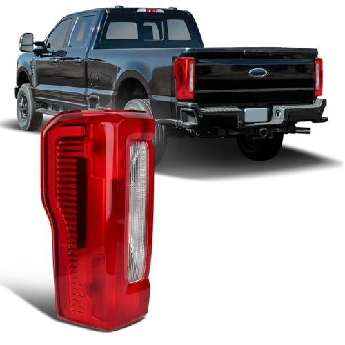 Image of Tail Lights Fit for 2023-2025 Ford F250 F350 Super Duty | Halogena Type Rear Light Accessories Rear Brake Lamp Signal Assembly OE:PC3Z13405D (No Blind Spot, Left Driver Side)