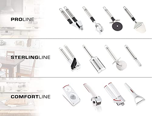 Leifheit Eierschneider Combi, 3-in-1 Edelstahl Küchenhelfer – Ansicht 4