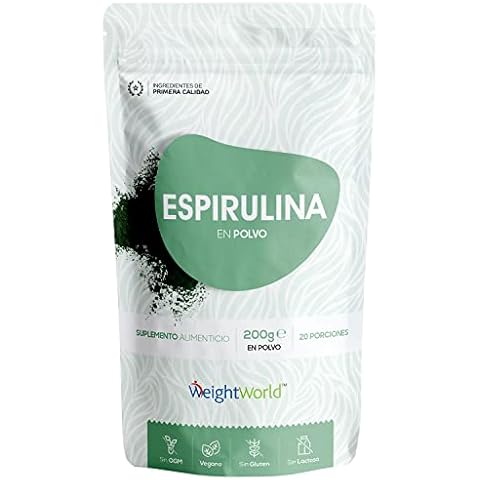 Suplemento de Alga Espirulina en Polvo 200g Cover