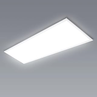 40W 4600LM Ultra Slim led Ceiling Panel Light Fixture Flush Mount 1200 * 300mm Recessed LED Panel Light 6500K Cool White Slim Flat Panel Modern Ceiling Lights for Office Kitchen Hallway Corridor