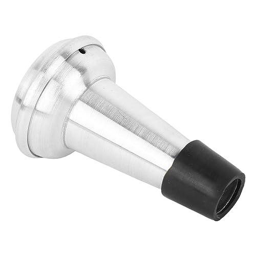Trumpet Silencer, Silver Lightweight Aluminum Straight Mute Trumpet for Jazz and ClassicTrumpet Mute Practice Mute