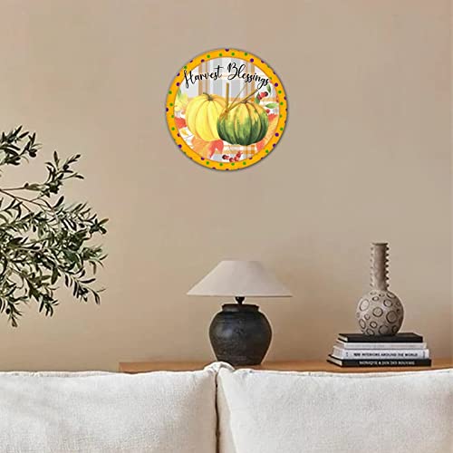 Horloge en bois 38 cm finitions rétro citrouilles pour décoration raffinée