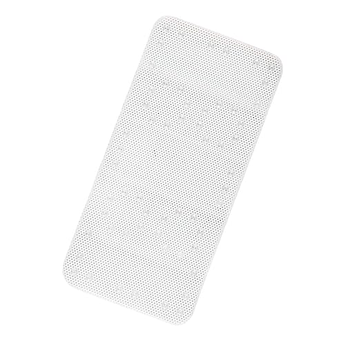 OUNONA Creative Non Slip Bathtub Mat with Suction Cups Drain Holes for Smooth Surfaces for Bathroom Shower Use Easy to Install Bathroom Tub Mat