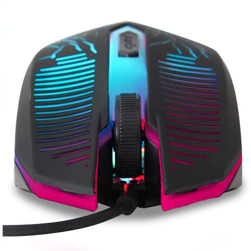 Kit Teclado Semi Mecânico Gamer Led Rgb Suporte Celular Base Metálica Anti-ghosting ABNT2 com Mouse