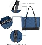 KROSER Laptop Tote Bag 15.6 in Large Shoulder Bag Lightweight Water-Repellent Women Stylish Handbag for Work/Business/School