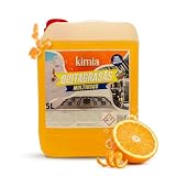 KIMIA - Quita Grasas Multiusos 5L | Quitagrasas Multisuperficies | Desengrasante Profesional | Elimina Grasa y Suciedad | Para Cocinas, Motores, Maquinaria y Suelos Industriales | Todas Superficies