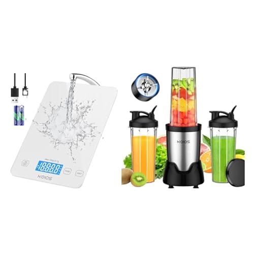 KOIOS Kitchen Food Scale & BL319B Blender with 3 Cups