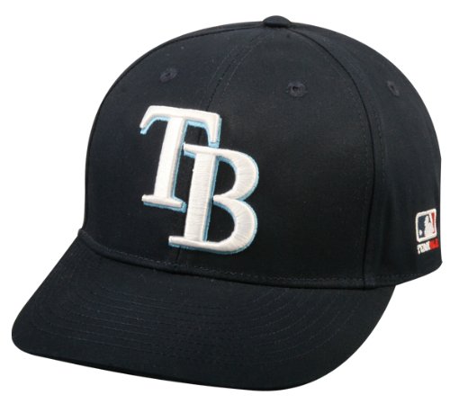 Youth FLAT BRIM Tampa Bay Rays Home Navy Blue Hat Cap MLB Adjustable