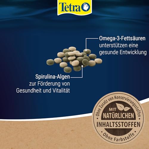Tetra Pleco Tablets – Nährstoffreiches Fischfutter für alle pflanzenfressenden Bodenfische (z.B. Welse), 275 Tabletten Dose