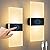 SURPALIG Wall Sconce Set of 2, Touch Control, 4000mAh Battery Operated Bedside Night Light, Dimmable Wall Lights for Bedroom, Rechargeable Magnetic Cordless LED Wall Lamp