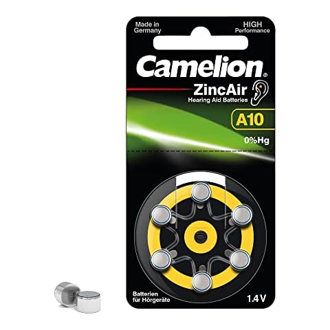 Camelion 15056010 A10 Battery - Multicolour (Pack of 6) Cover