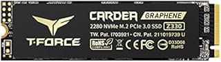 TEAMGROUP T-FORCE CARDEA ZERO Z330 1TB with SLC Cache Graphene Copper Foil 3D NAND TLC NVMe PCIe Gen3 x4 M.2 2280 Gaming Internal SSD (Read/Write 2,100/1,700 MB/s) for Laptop & Desktop TM8FP8001T0C311