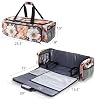 IMAGINING Full Open Carrying Case for Circut Maker 4, Maker 3, Explore 4, Explore 3, Explore Air 2, Large Opening Storage Bag for Craft Accessories Supplies, Tools Die Cutting Machine Organizer
