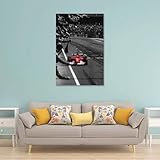 Dimeouee F1 Car Poster Schumacher Classic Moments Posters for Room Aesthetic Canvas Wall Art Bedroom Decor12x18inch(30x45cm) - Image 2