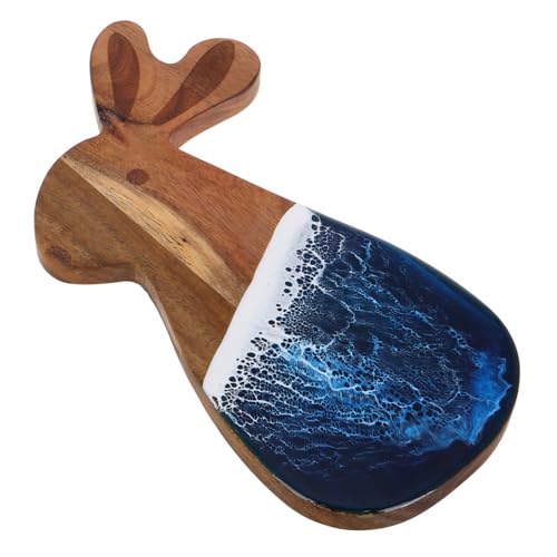 LIGIGWASH Tabla De Cortar Ondulada Tablero De Queso Plato De Servir Tablero De Verduras Decoración De Surf Tabla De Cortar Murciélago Tabla De Servicio Decoración De La Tabla De Surf Madera