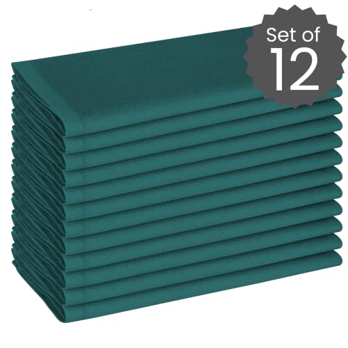 Serviettes de table coton 50 x 50 cm lot de 12 tissu grand format - 3