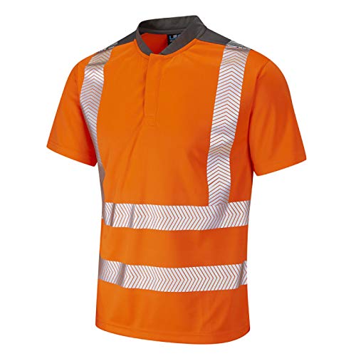 Leo Workwear T12 Putsborough Men Hi Vis T-Shirt#6XL~Orange